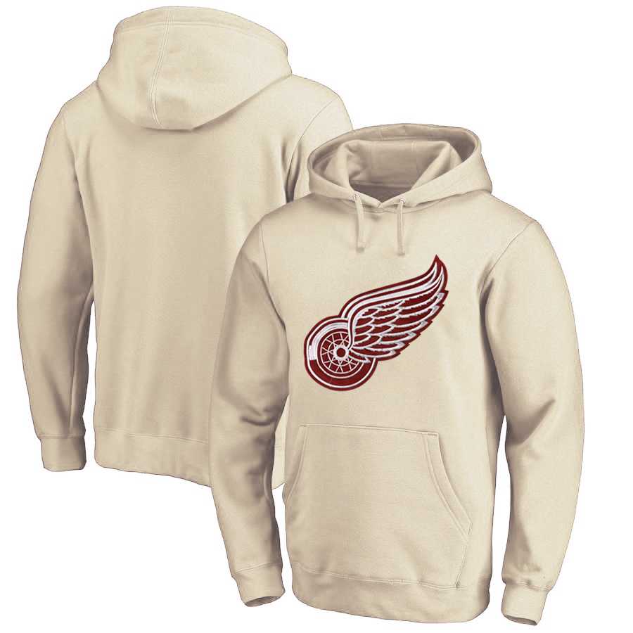 Detroit Red Wings Cream All Stitched Pullover Hoodie,We sell and wholesale Detroit Red Wings Cream All Stitched Pullover Hoodie on line form chian!